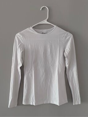 Slim Fit Long-Sleeve Shirt - White